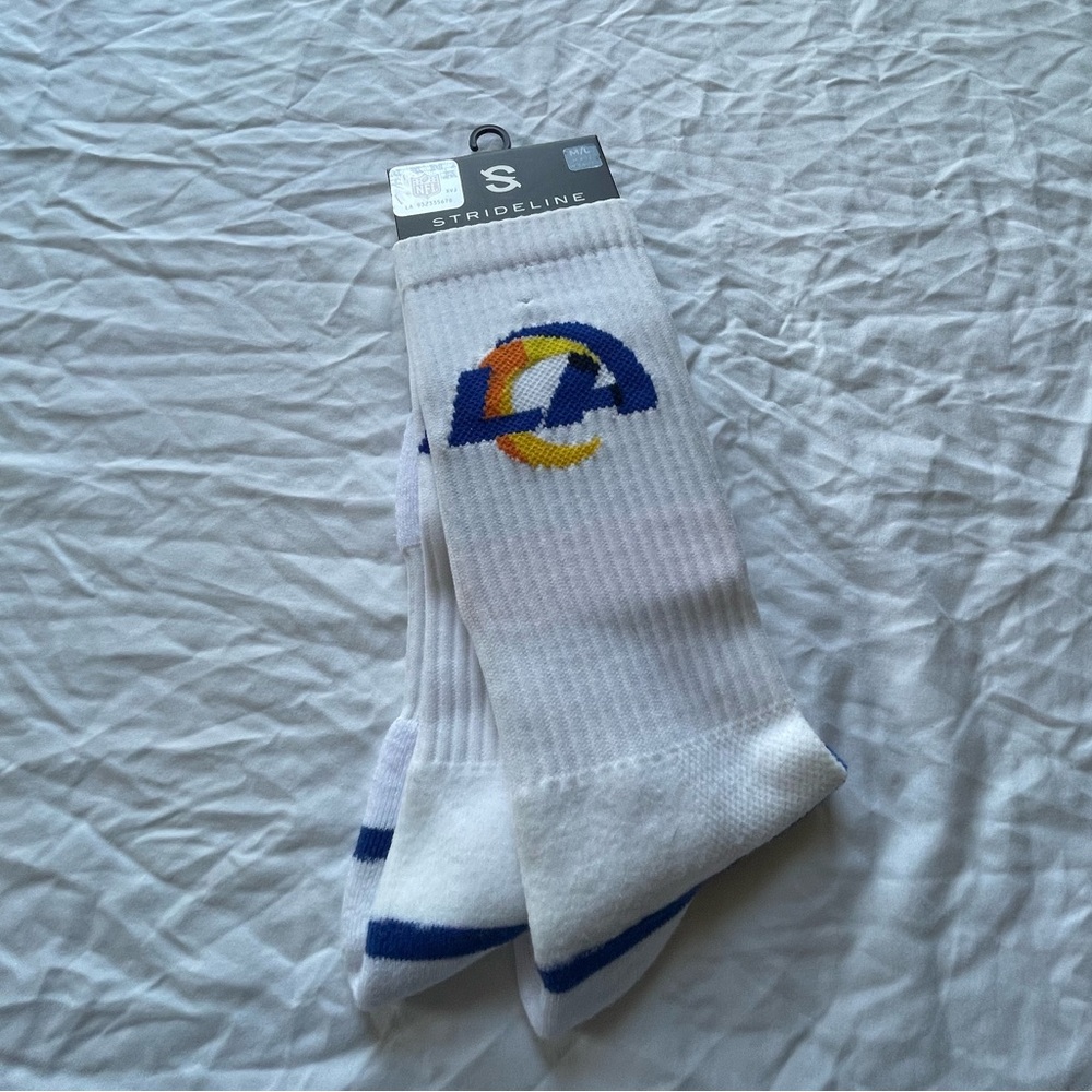 Strideline Los Angeles rams crew socks - Picture 2 of 4